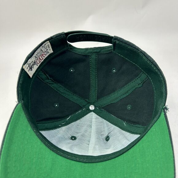 Stussy Baseball Hat Adjustable Embroidered Logo Green 2024 - Picture 6 of 7